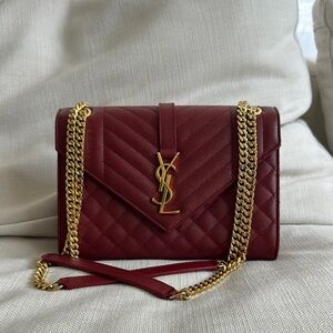 Saint Laurent Red Envelope Medium